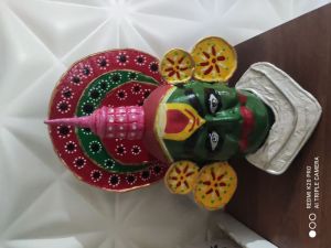 Kathakli on glass bottle