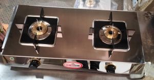 HOMESTONE 2BURNER STAINLESS STEEL STOVE