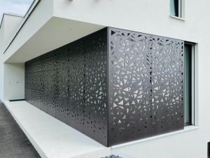 laser cut architectural facade