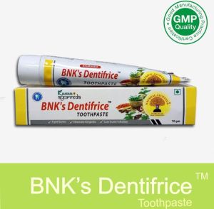 bnk dentrifrice toothpaste