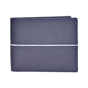 Navy Blue Leather Wallets