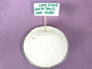 30/80 Micron White Limestone Sand