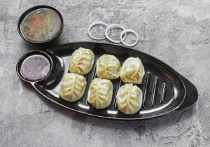 CHICKEN CHEESE MOMOS