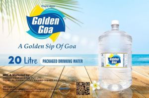 20 ltr Golden Goa package drinking water