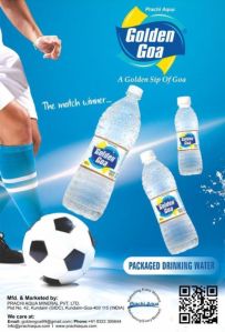 250ml Golden Goa Package drinking water