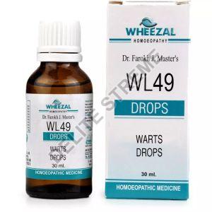 Wheezal WL 49 Warts Drops