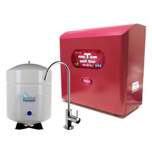 BlueLife NanoDrop, Digital NF+UV UTC Water Purifier to Mount Under the Kitchen Couner