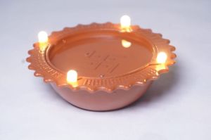 Four side diya