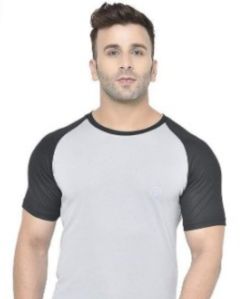 Mens Plain Raglan T-Shirt