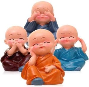 SET OF 4 MONKS