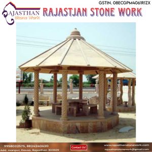 sandstone gazebo