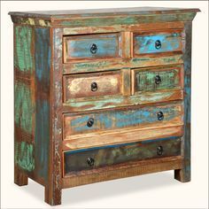 Wooden Antique Chest of Drawer