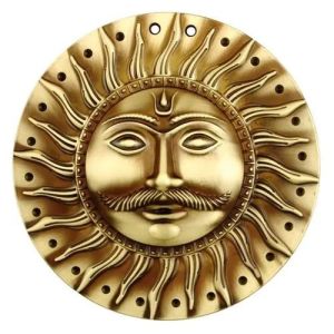 Brass Surya Statue