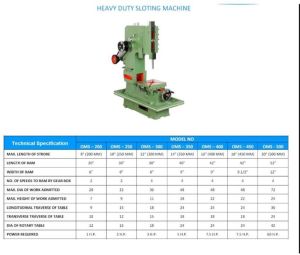 Slotting Machine