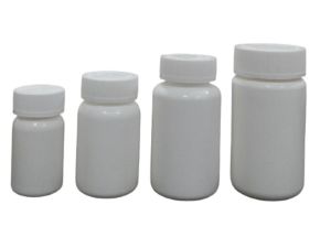 Capsule plastic container