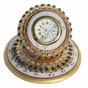 Marble Handicraft Clock