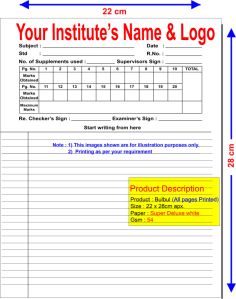 pro customized answer sheet