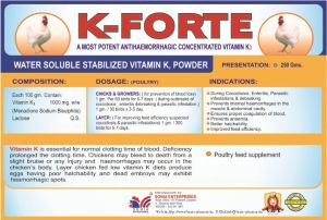 K-FORTE Poultry Feed Supplement