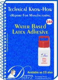 Water Based latex Adhesive Manufacturing Technology TNHR244