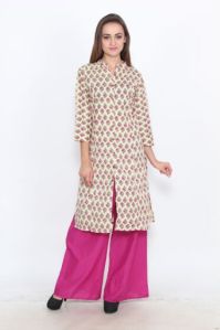 Ladies Cotton Kurtis with plazzo