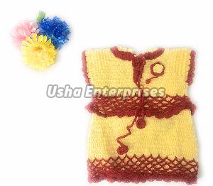 Crochet Knitted Baby Girl Dress