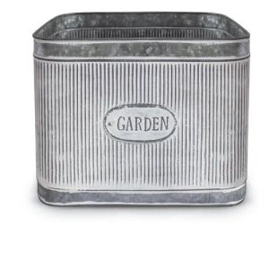 Galvanized Garden Planters