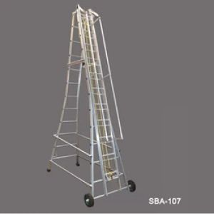 Aluminium Telescopic Wheeled Ladder