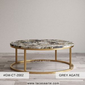 Grey Agate Coffee Center Table