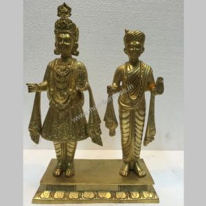 Swaminarayan Bhagawan Murti Idol Statue of Brass
