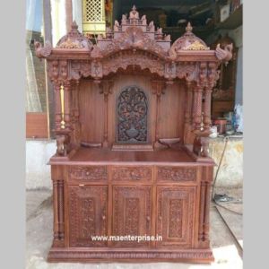 Wooden Temple Made From Teak wood
