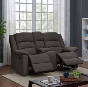 Fabric 2 Seater Recliner Sofa with Storage