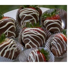 Strawberry Coated Chocolates