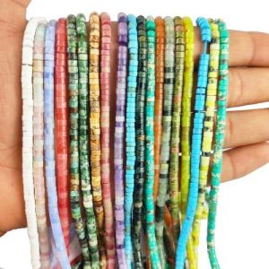 Tube Shape Gemstone Beads