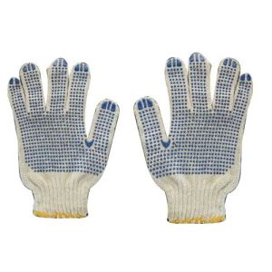 Cotton Dotted Safety Hand Gloves