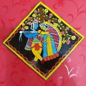 Handpainted Wooden Tikuli Art