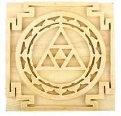 Seven Wooden Kanak Dhara Shree Yantra