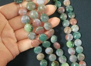 Agate Coin Beads