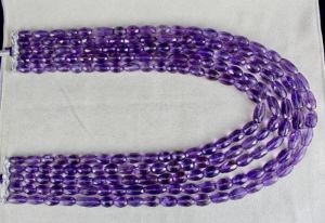 Amethyst Oval Faceted Beads
