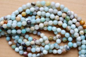 Amzonite Rondelle Beads