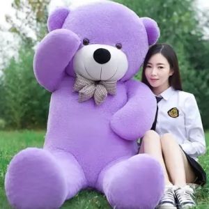 Purple Teddy Bear Soft Toy