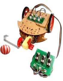 educational robotic kicker bot kit