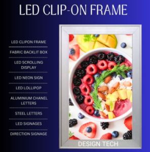 LED Clip On Display Board