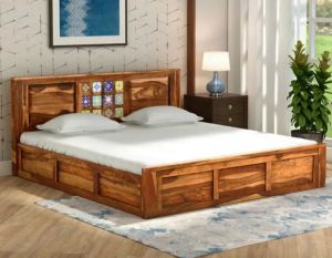 wooden designer bed