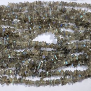 36 Inch Labradorite Chip Beads Strand