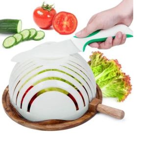 Plastic Salad Chopper Bowl Set