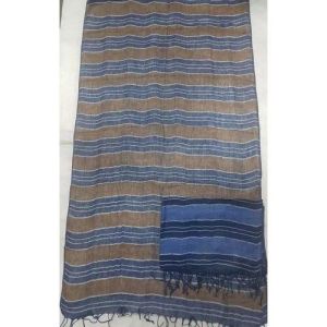 Linen Yarn Dyed Check Stoles