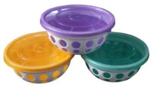 Plastic Lid Bowl