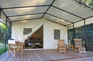 Wooden Cottage Tent