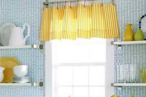 Stripe Short Curtain