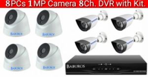 8P1M8C AHD CCTV Camera Kit